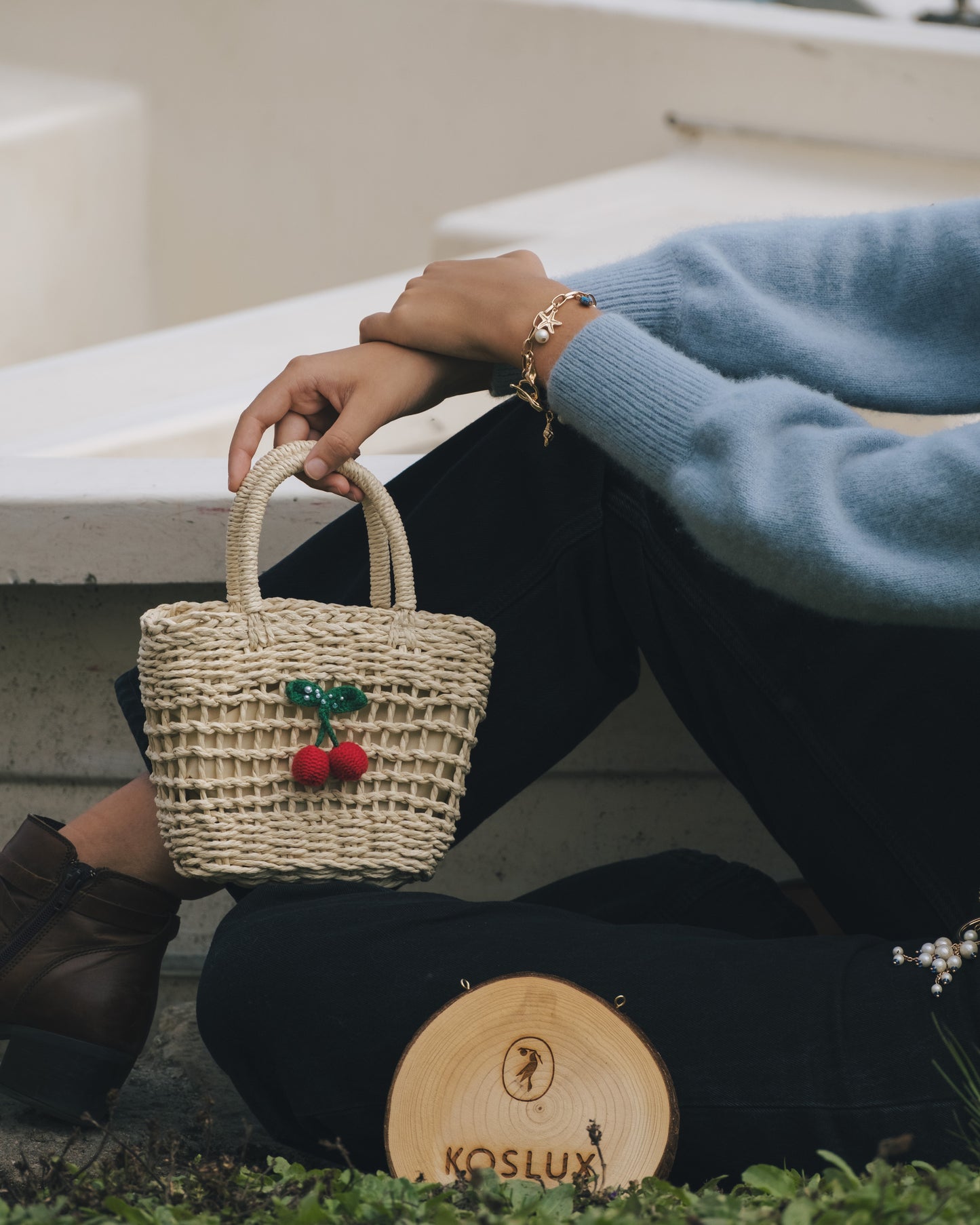 Black Forest Whimsy - Sunshine Cherry Tote