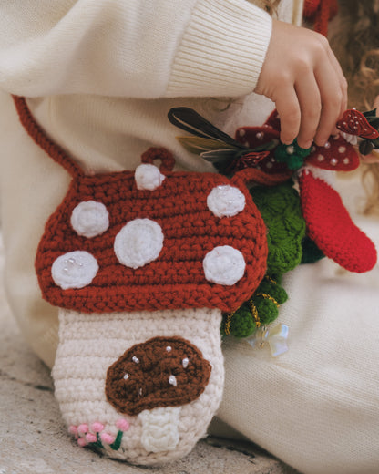Black Forest Whimsy - Woodland Mushroom Bag