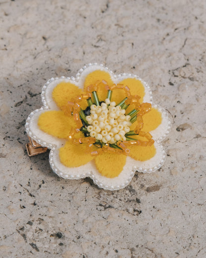 Black Forest Whimsy - Sunlit Daisy Clip