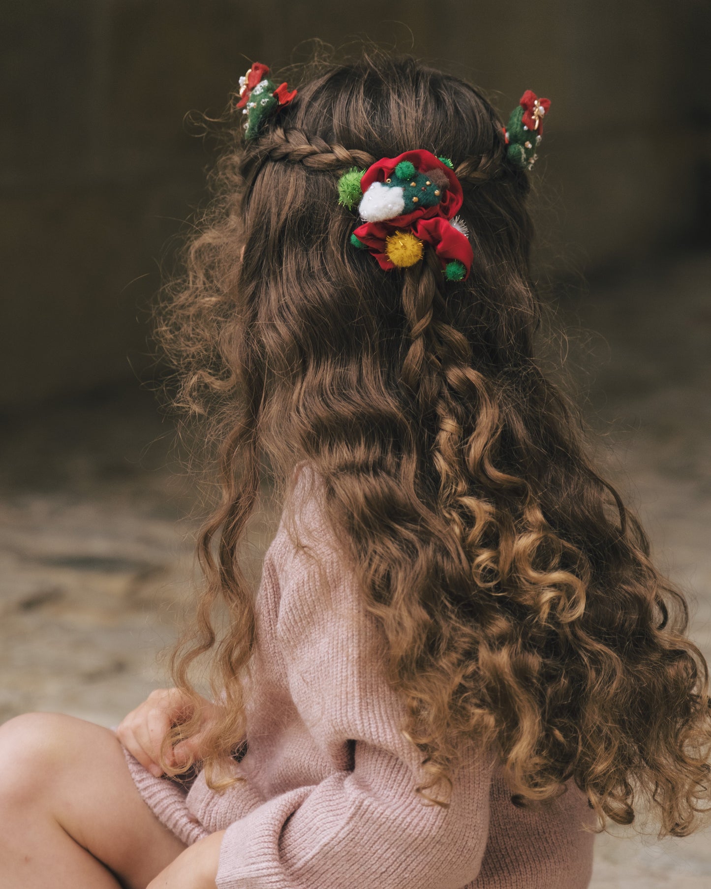 Festive Wonderland - Merry Whirl Silk Scrunchie