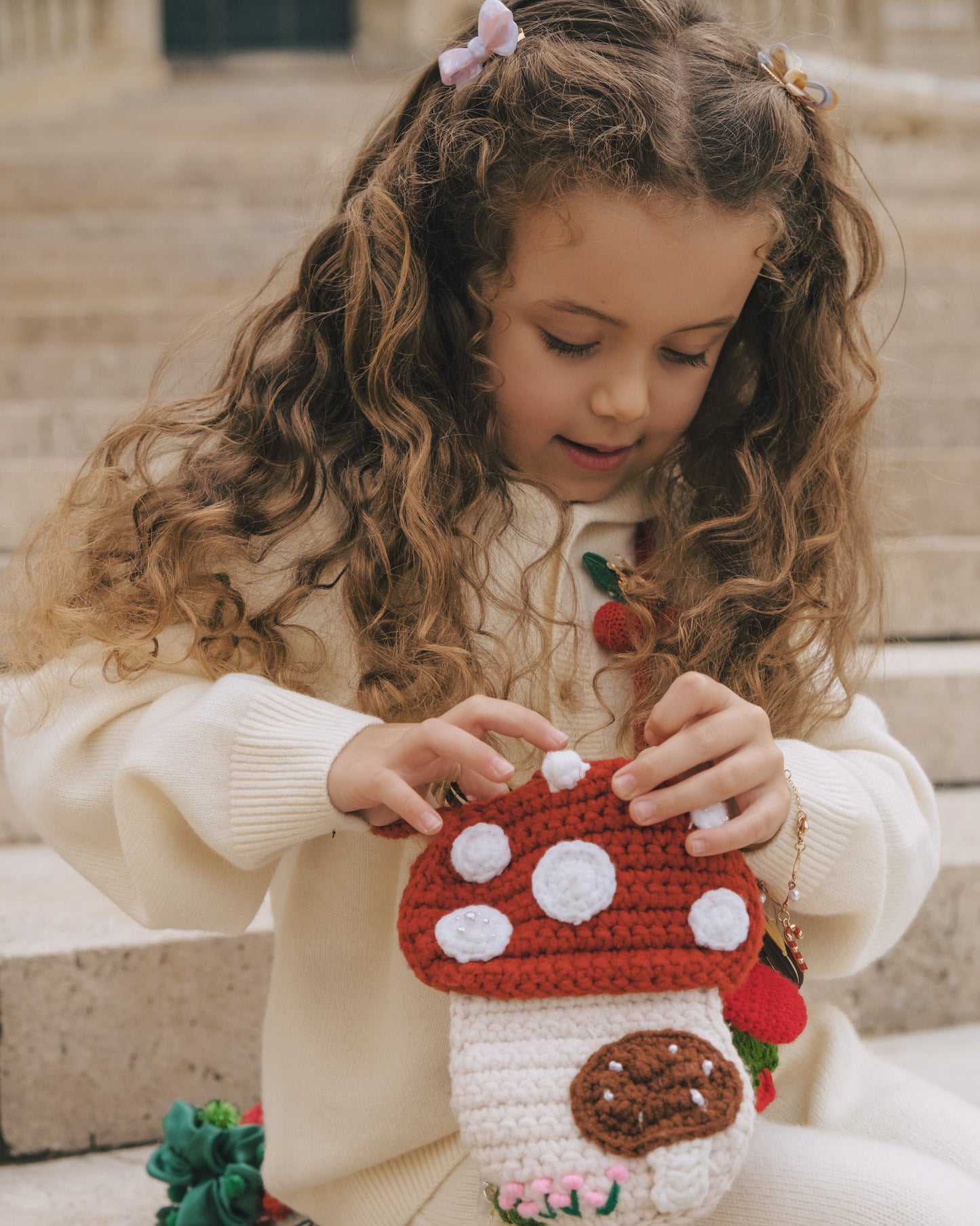 Black Forest Whimsy - Woodland Mushroom Bag