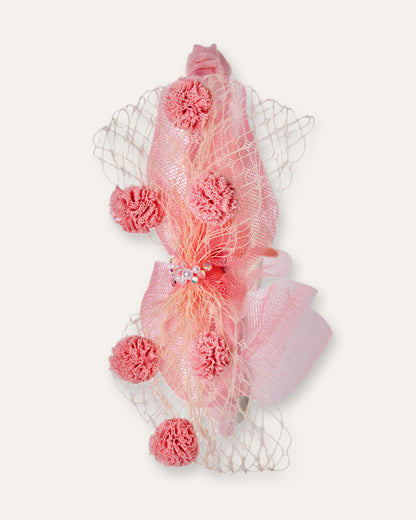 Pink Princess Sparkle - Blush Blossom Bow Headband