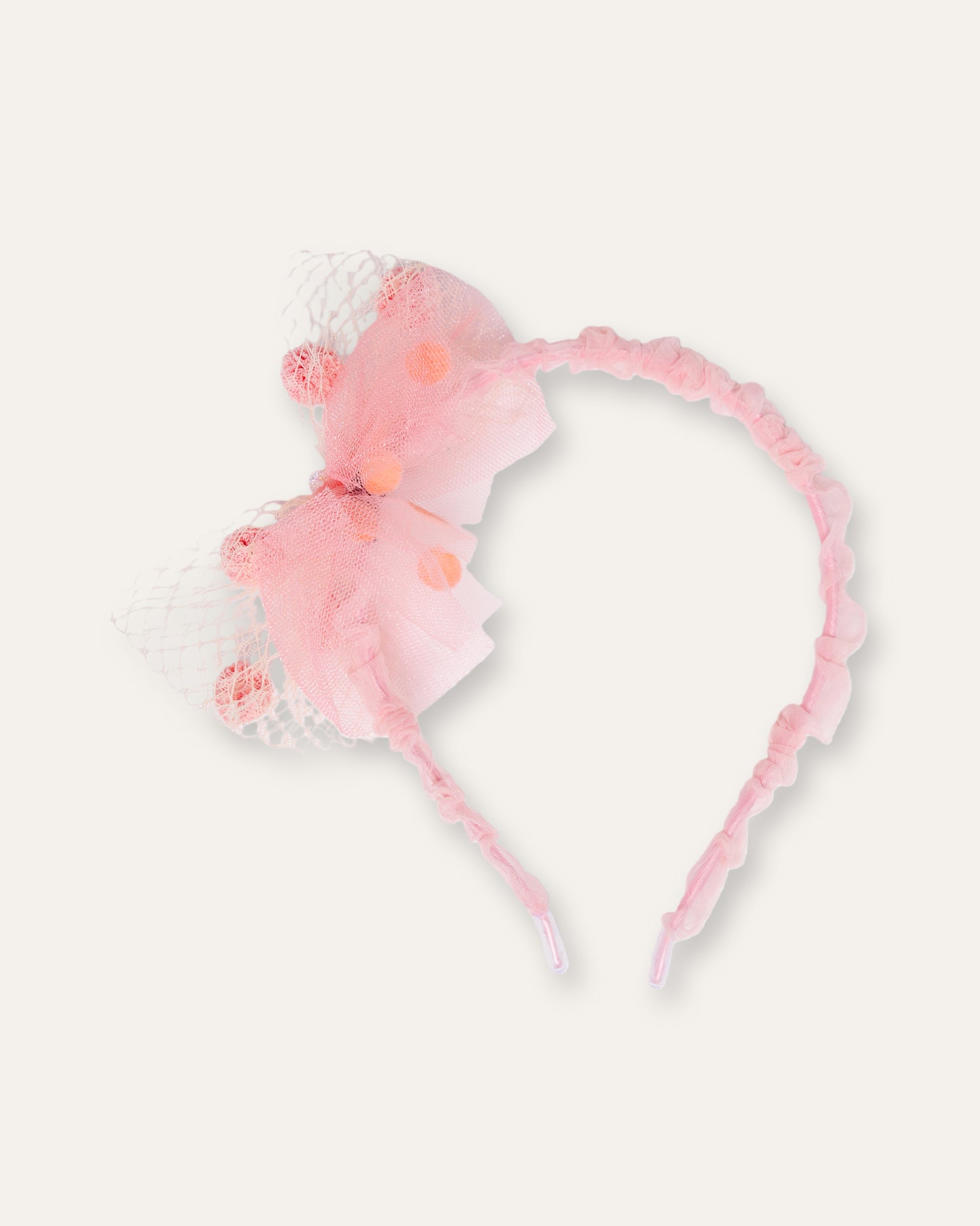 Pink Princess Sparkle - Blush Blossom Bow Headband