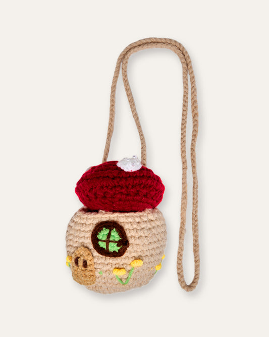 Black Forest Whimsy - Mushroom Cottage Bag