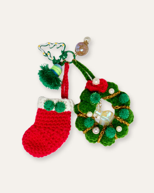 Festive Wonderland - Merry Charm Duo Keychain Charm