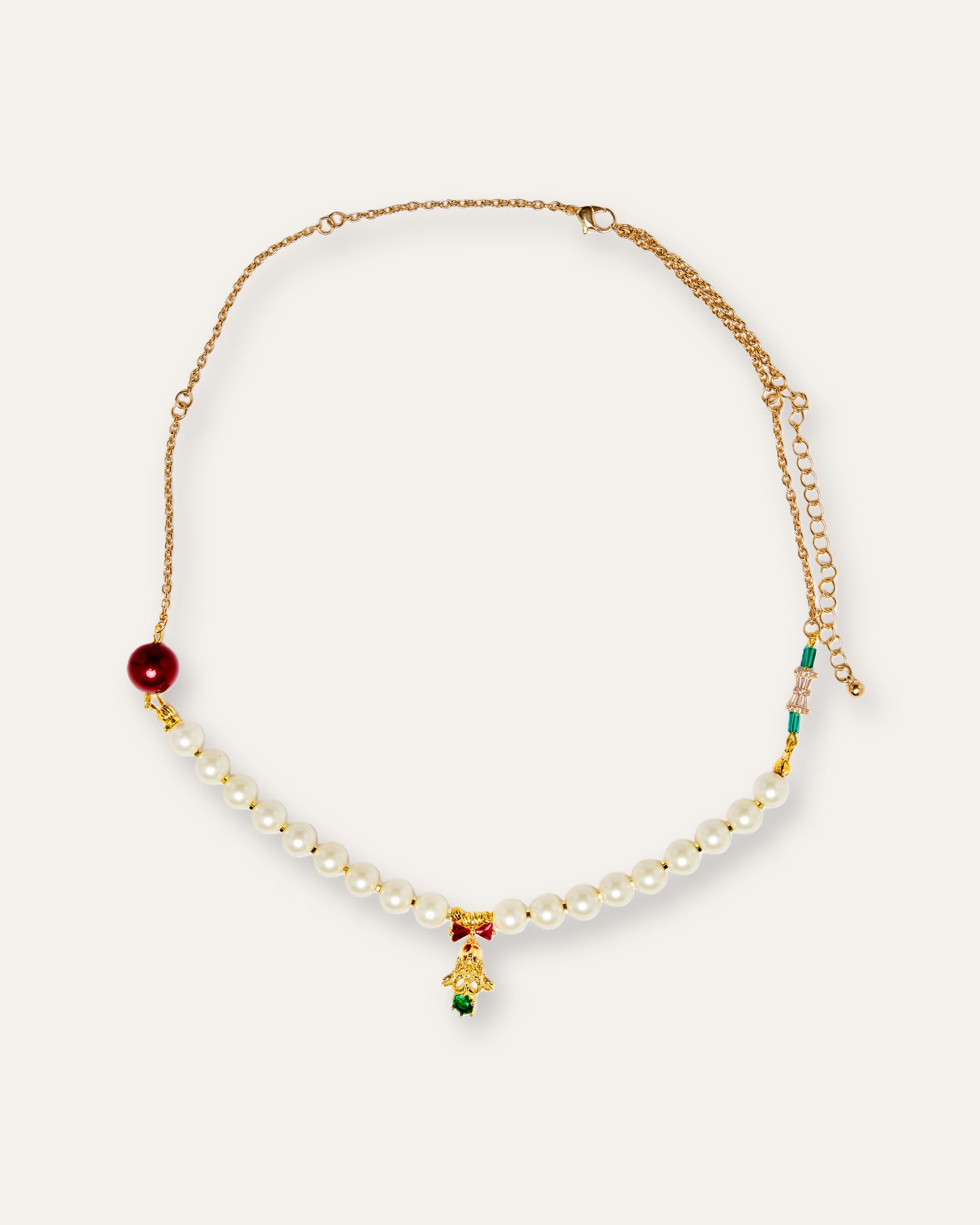 Festive Wonderland - Yuletide Grace Set, Necklace, Bracelet and Brooch