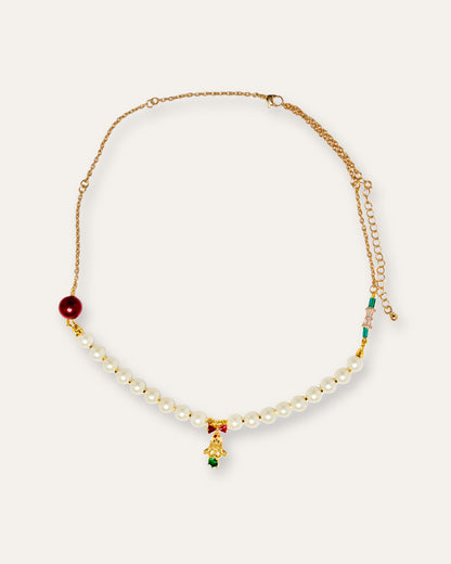 Festive Wonderland - Yuletide Grace Set, Necklace, Bracelet and Brooch