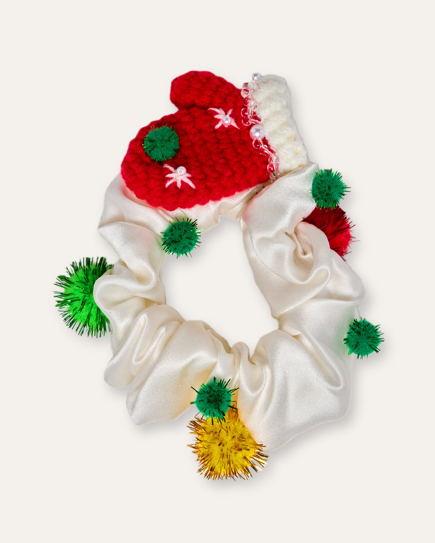 Festive Wonderland - Merry Whirl Silk Scrunchie