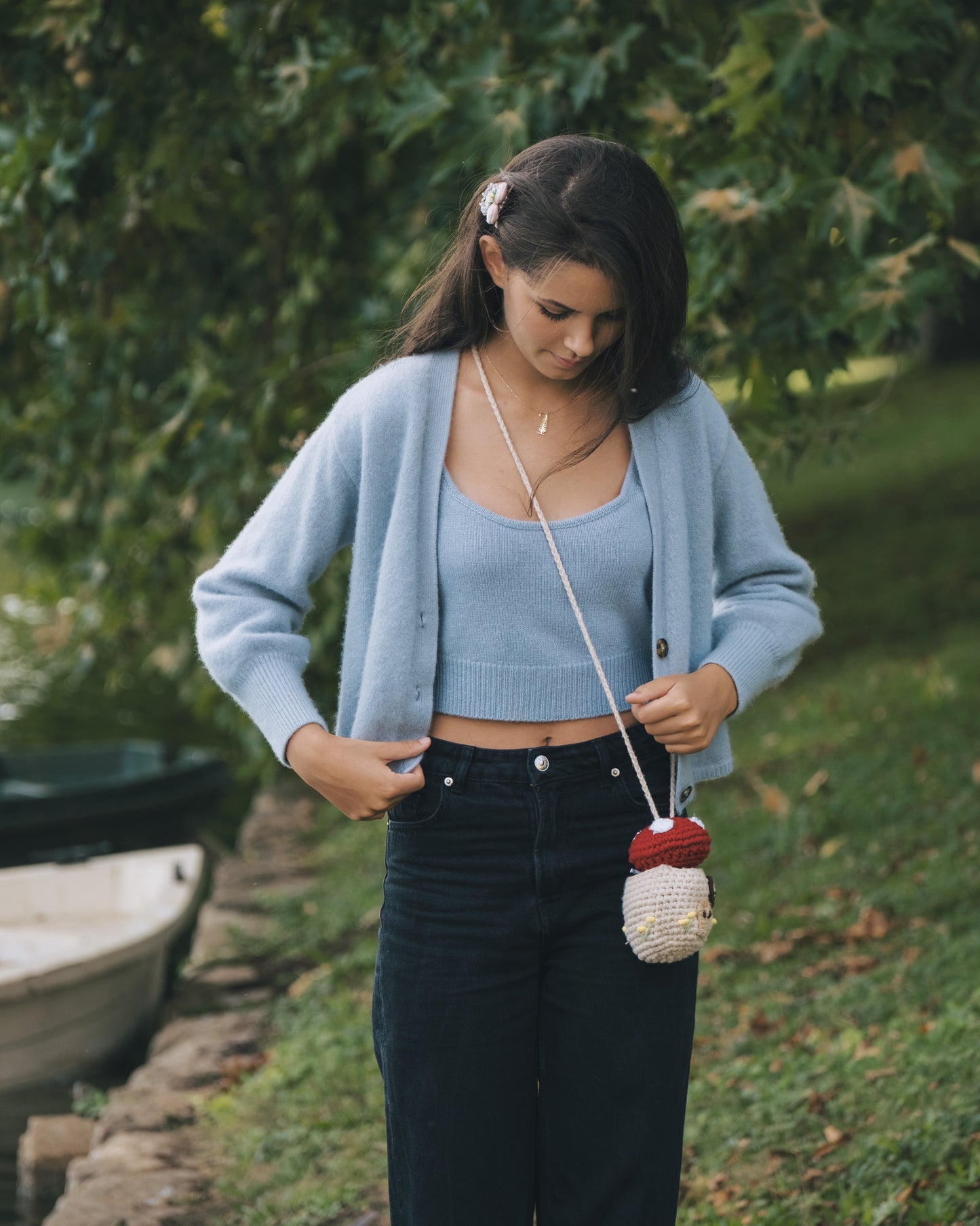 Black Forest Whimsy - Woodland Mushroom Bag