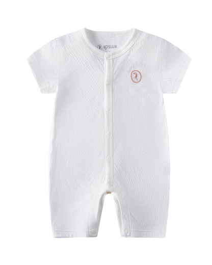 Pure Nest - Supima® Organic Cotton Short-Sleeve Baby Romper