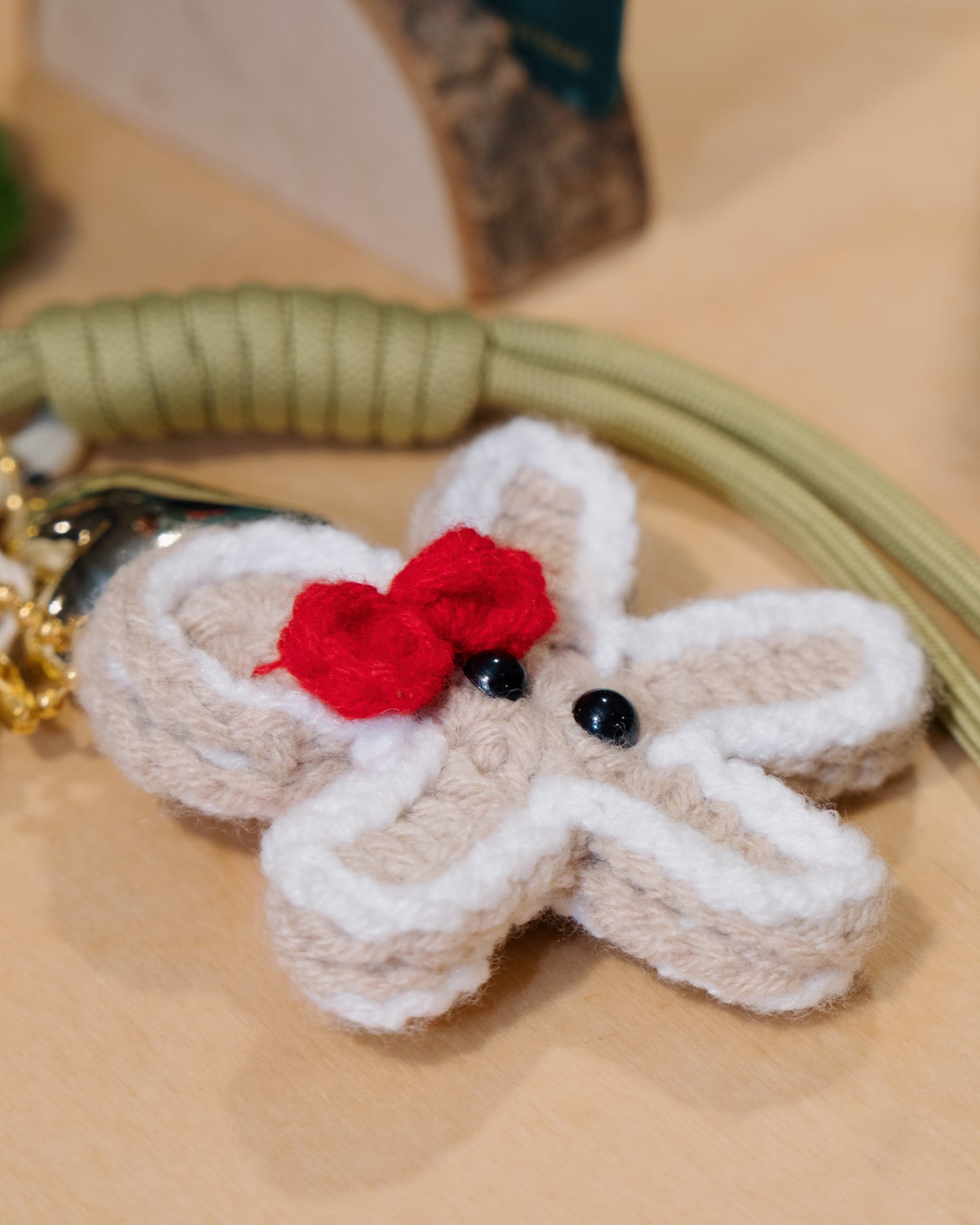 Festive Wonderland - Gingerbread Cottage Keychain Charm