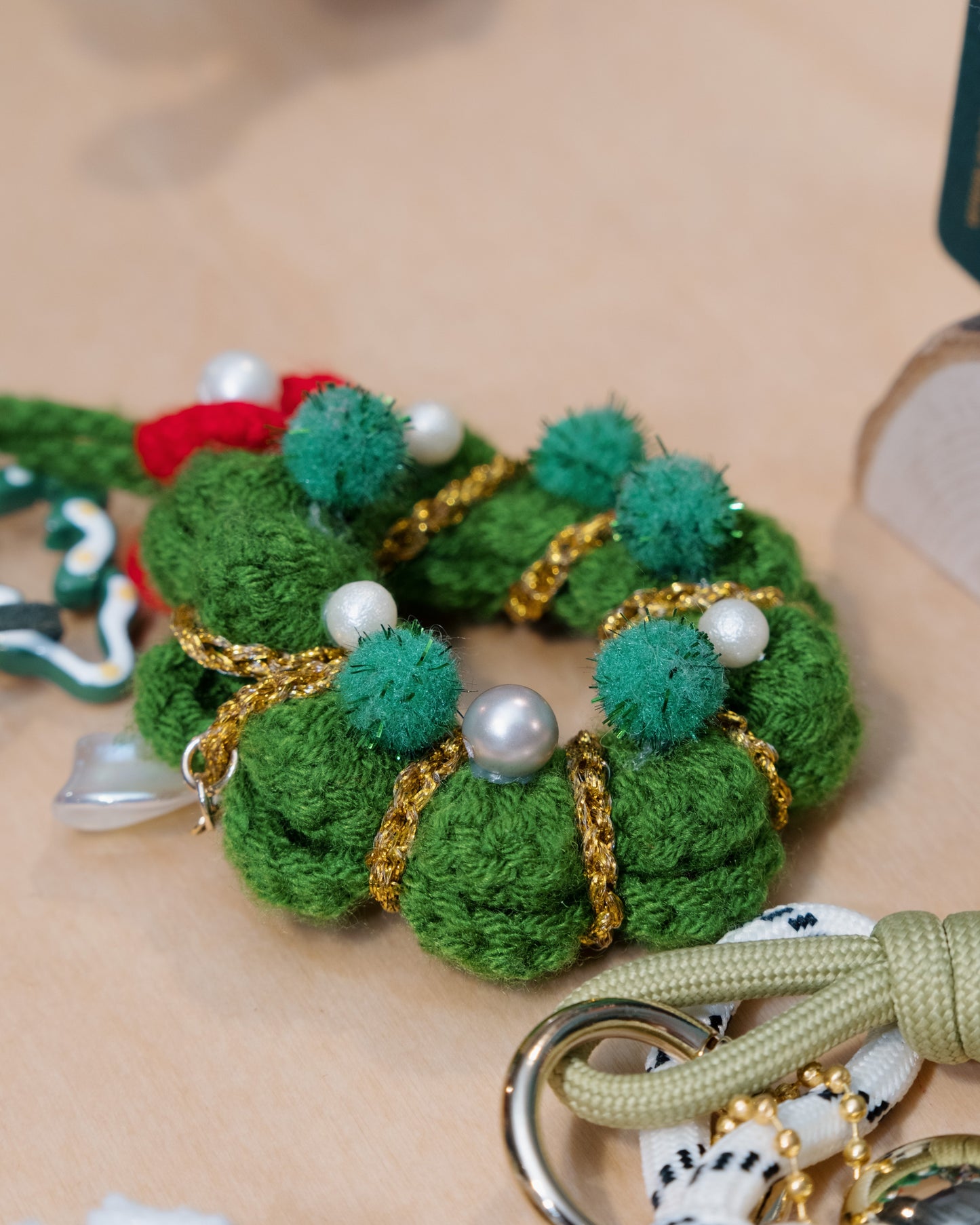 Festive Wonderland - Santa’s Cozy Stocking Keychain