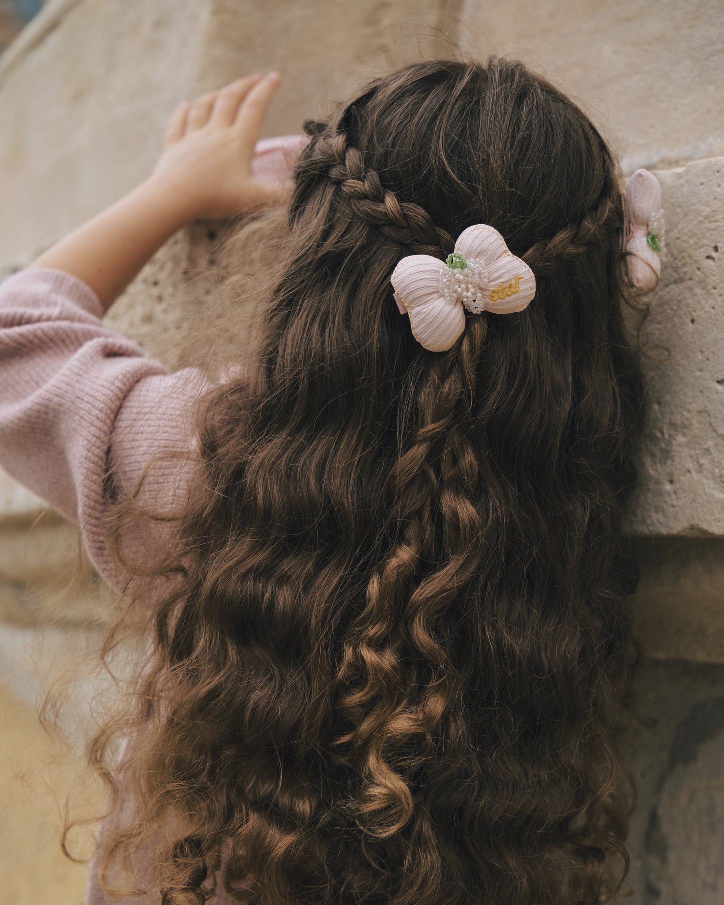 Monet's Garden - Starlight Blossom Bow Clip